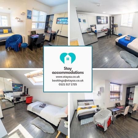 Staysa Equipped Studios Near Qe And Uob In Guesthouse Close To The City! Бирмингам Екстериор снимка